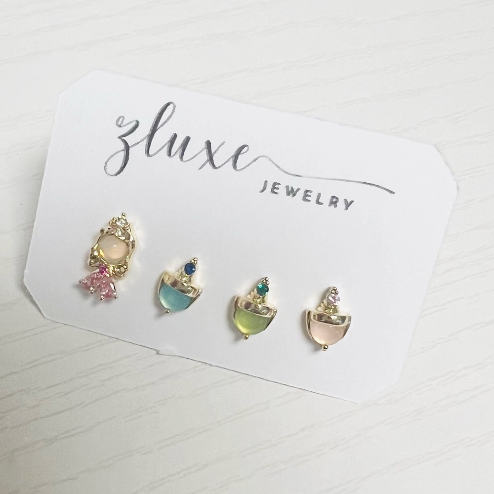 Disney Earring Studs | Disney Princess Earrings | Disney Jewelry